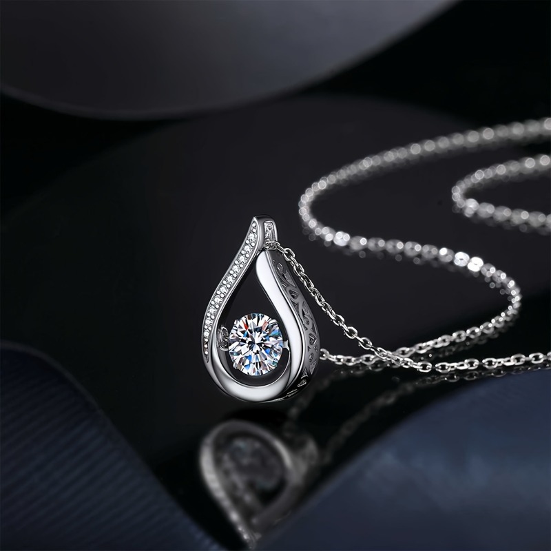 To My Princess Teardrop Pendant Necklace from Dad to Daughter